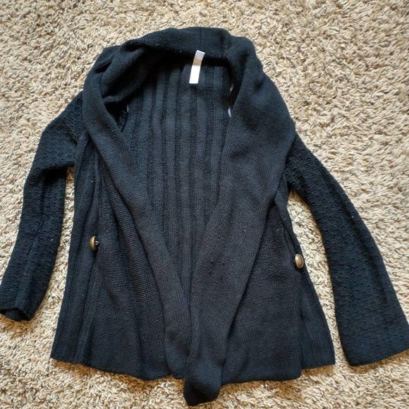 Xhilaration Sweaters - Xhilaration - Size X Small - Black Cardigan
